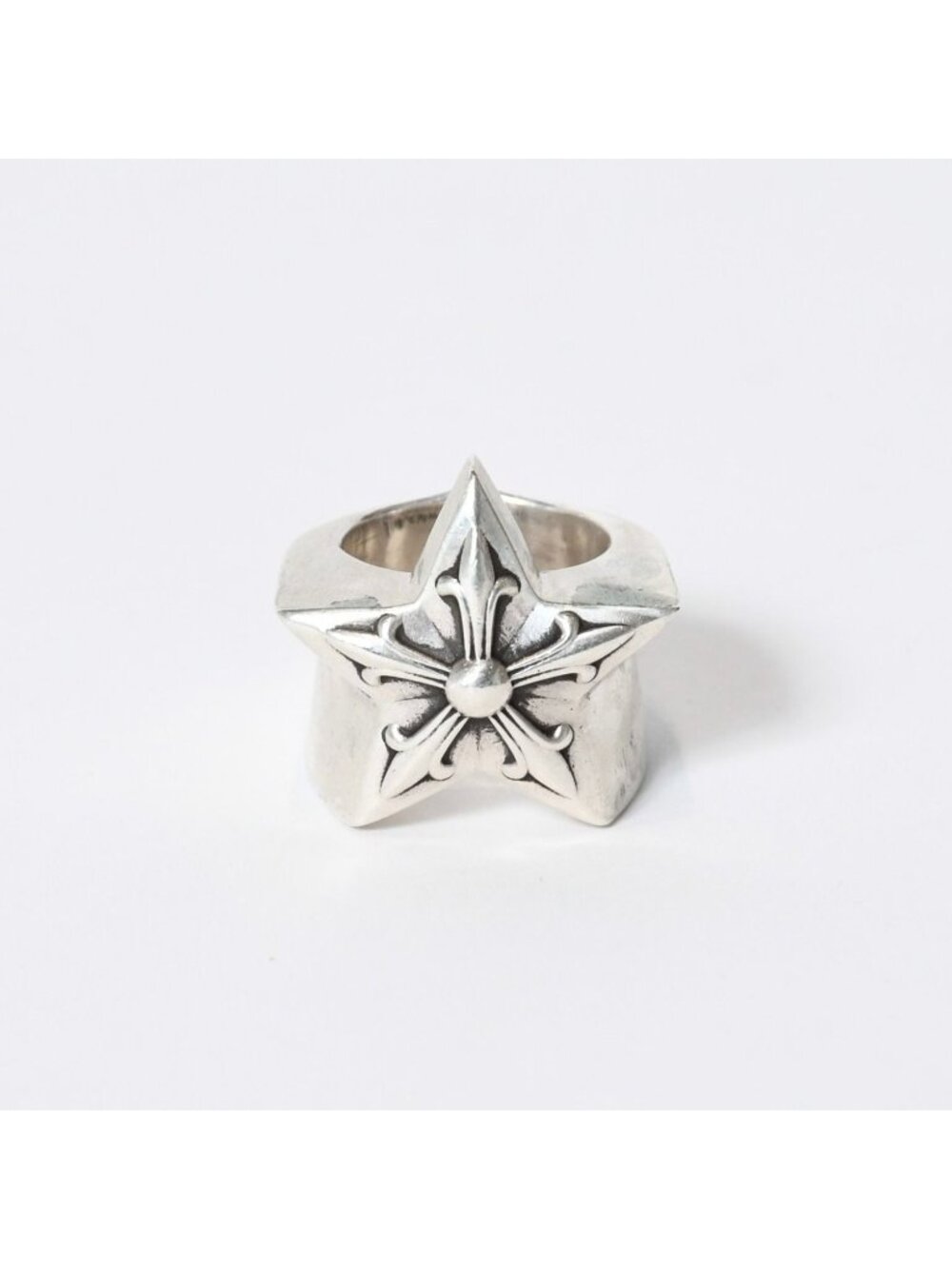 Chrome Hearts Str Large Sterling Ring